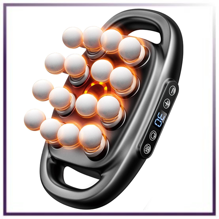16-Head Muscle Massage Gun Deep Tissue Percussion Massager for Muscle ...