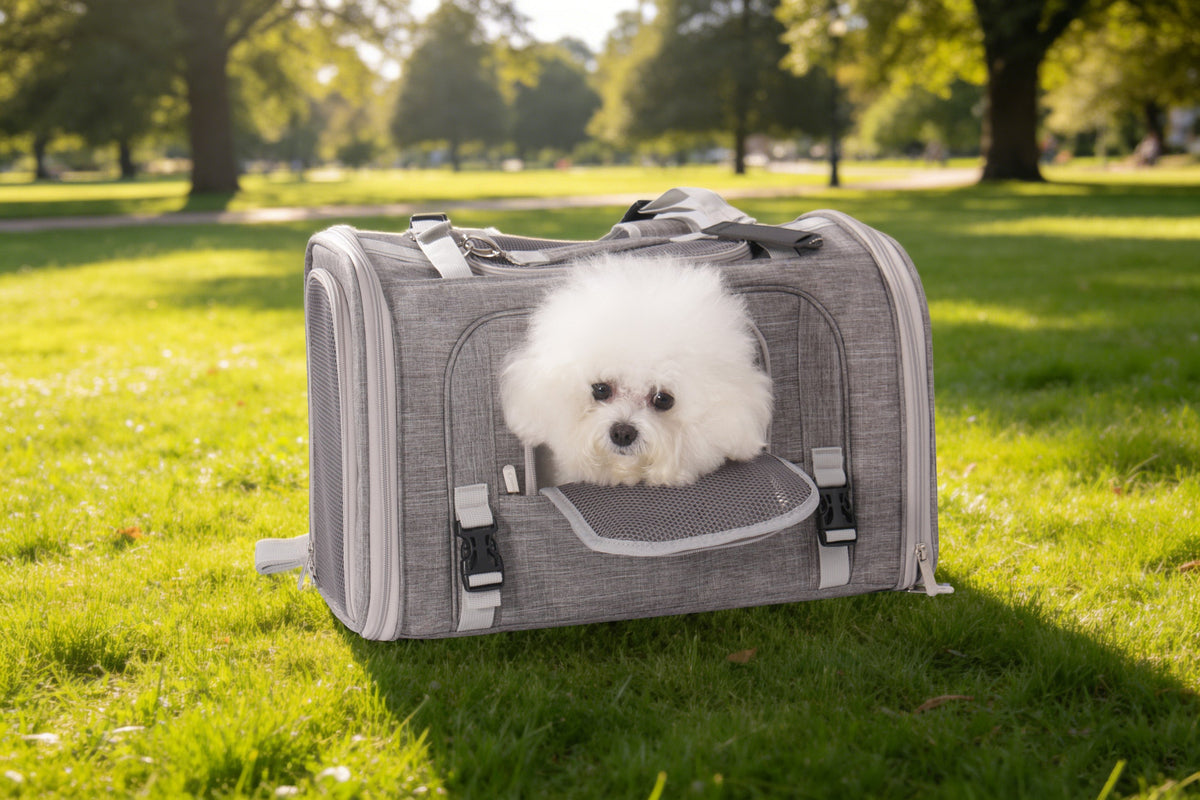 Mr. Peanut's Monterey Series Airline Compliant Horizontal Backpack Pet Carrier