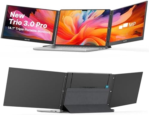 Triple-Screen Laptop Monitor Extender