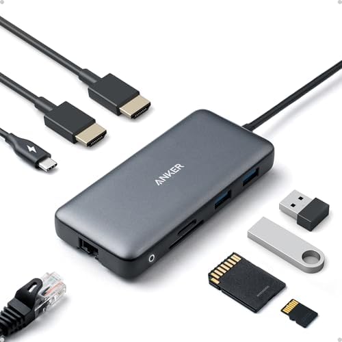 Anker 8-in-1 USB-C Laptop Docking Station