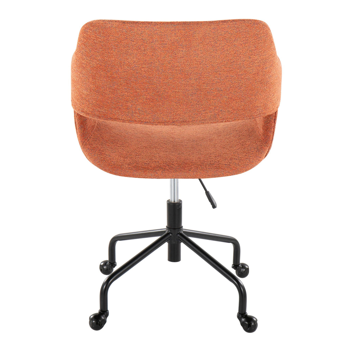 Contemporary Adjustable Office Chair with Cushioned Seat - Multiple Colors