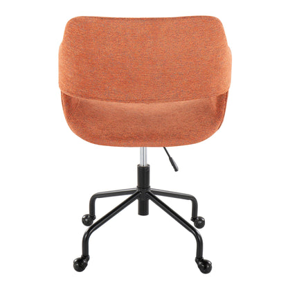 Contemporary Adjustable Office Chair with Cushioned Seat - Multiple Colors