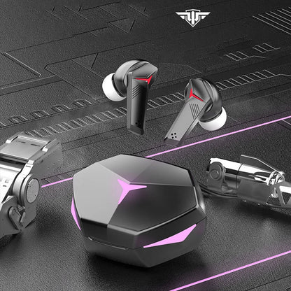 Wireless Earbuds for iOS & Android Phones, Bluetooth 5.2 in-Ear Headphones with Extra Bass, Built-in Mic, Soft in-Ear Sleep Earbuds Gaming Earbuds 60ms Low Latency TWS Bluetooth Earphone with Mic Bass Audio Sound Positioning Wireless Headphones