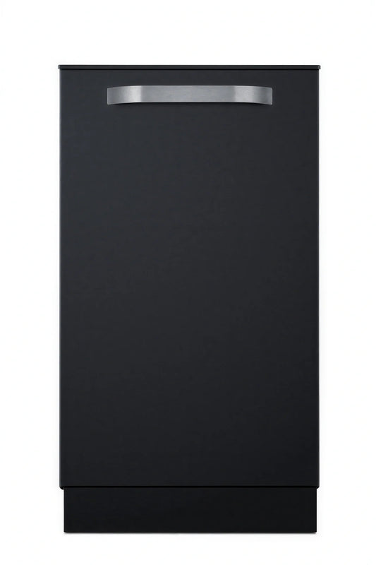 Summit Commercial Summit Appliance DW184BADA 18-Inch Built-In Dishwasher, Black Door, ENERGY STAR, ADA Compliant