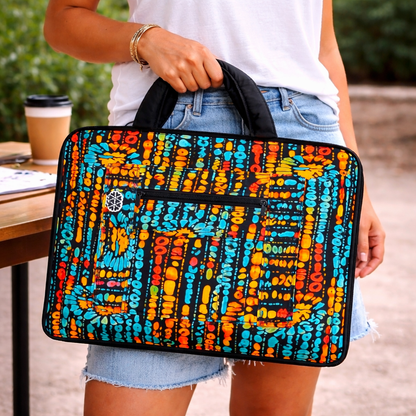 Ugandan Fabric Laptop Bag