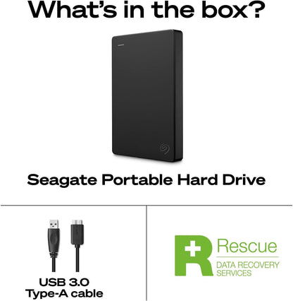Seagate Hard Drive (USB 3.0) — Choose Capacity