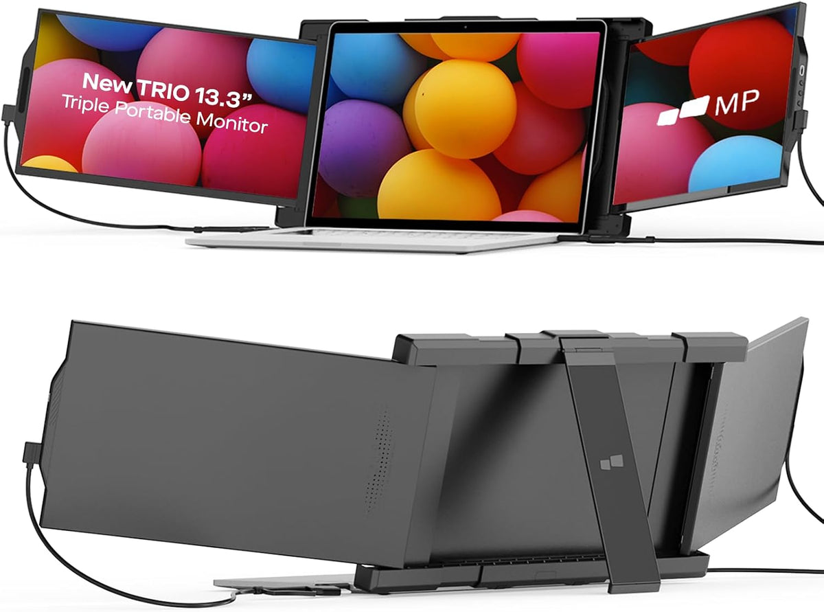 Triple-Screen Laptop Monitor Extender