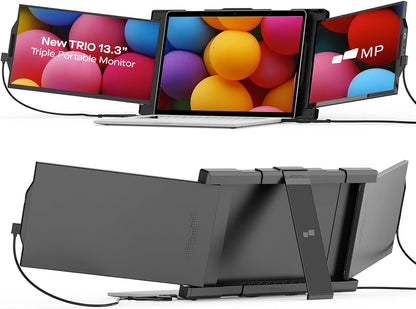 Triple-Screen Laptop Monitor Extender