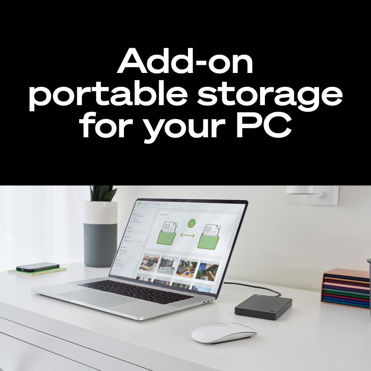Seagate Hard Drive (USB 3.0) — Choose Capacity