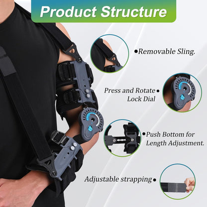 Hinged Post OP Elbow Brace