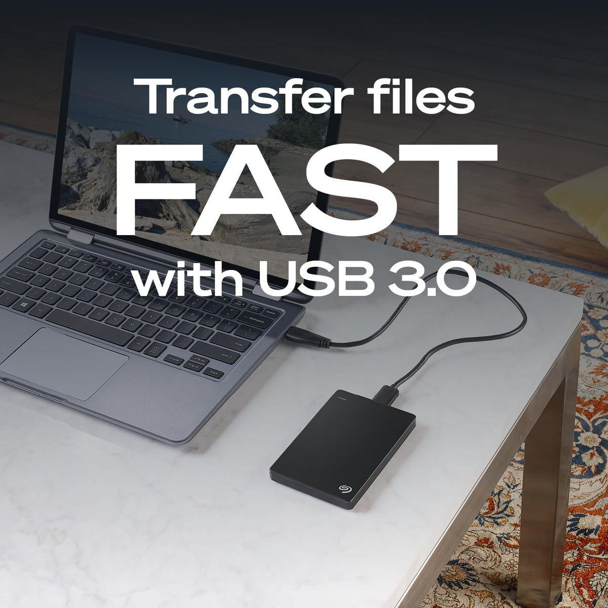 Seagate Hard Drive (USB 3.0) — Choose Capacity