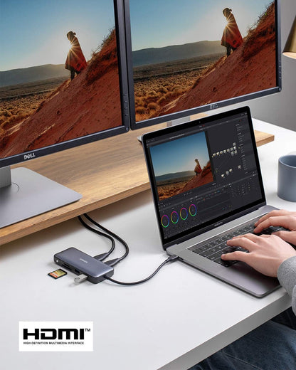 Anker 8-in-1 USB-C Laptop Docking Station