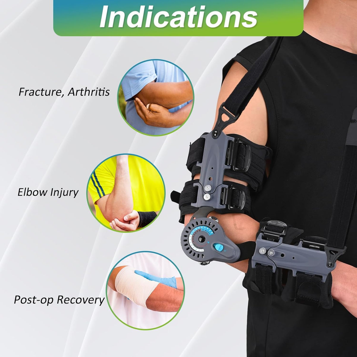 Hinged Post OP Elbow Brace