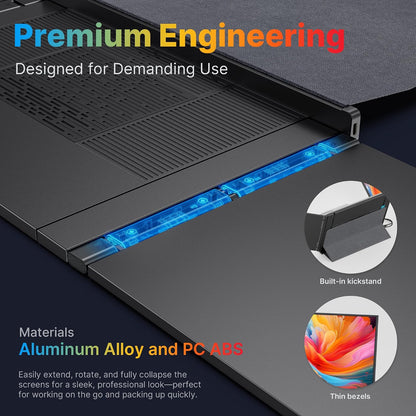 Triple-Screen Laptop Monitor Extender