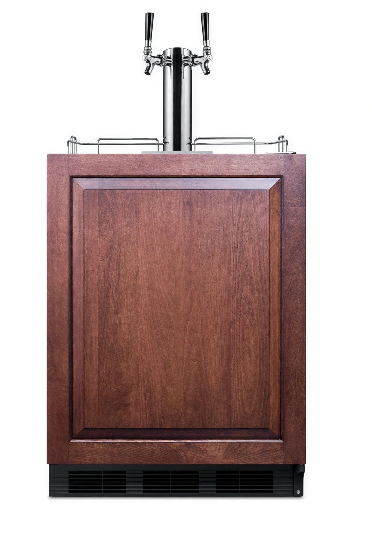 Summit Commercial Summit Appliance SBC58BLBIADAIFTWINCFB Commercial Beer & Coffee Kegerator, 24-Inch, ADA Compliant, Twin Tap, Panel Ready