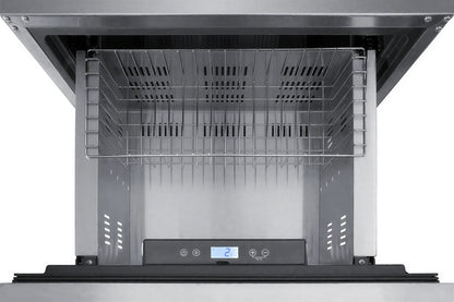 Summit Commercial Summit Appliance ADFD2D24 Undercounter All-Freezer, 2-Drawer, 3.5 cu. ft., Stainless Steel, ADA-Compliant