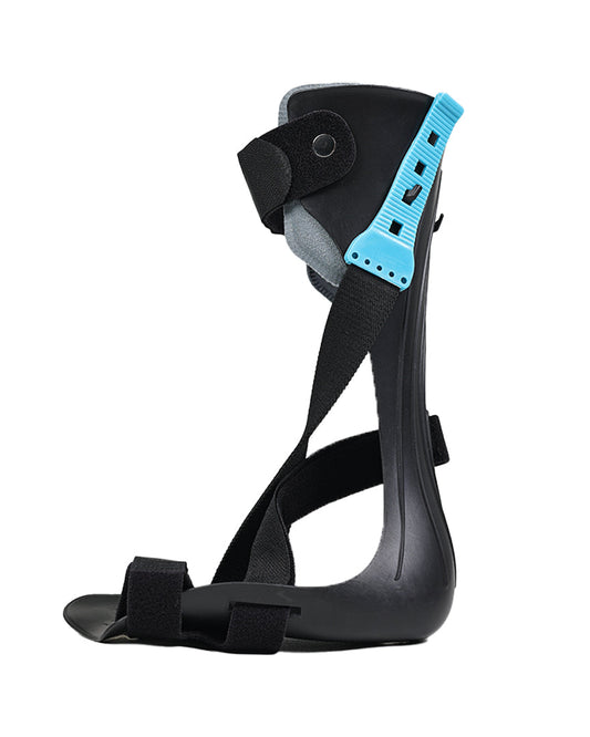 AFO Drop Foot Brace, Adjustable Ankle Support Orthosis for Stroke Recovery & Daily Mobility, Lightweight Orthotic Device for Men & Women, Fits Inside Shoes
