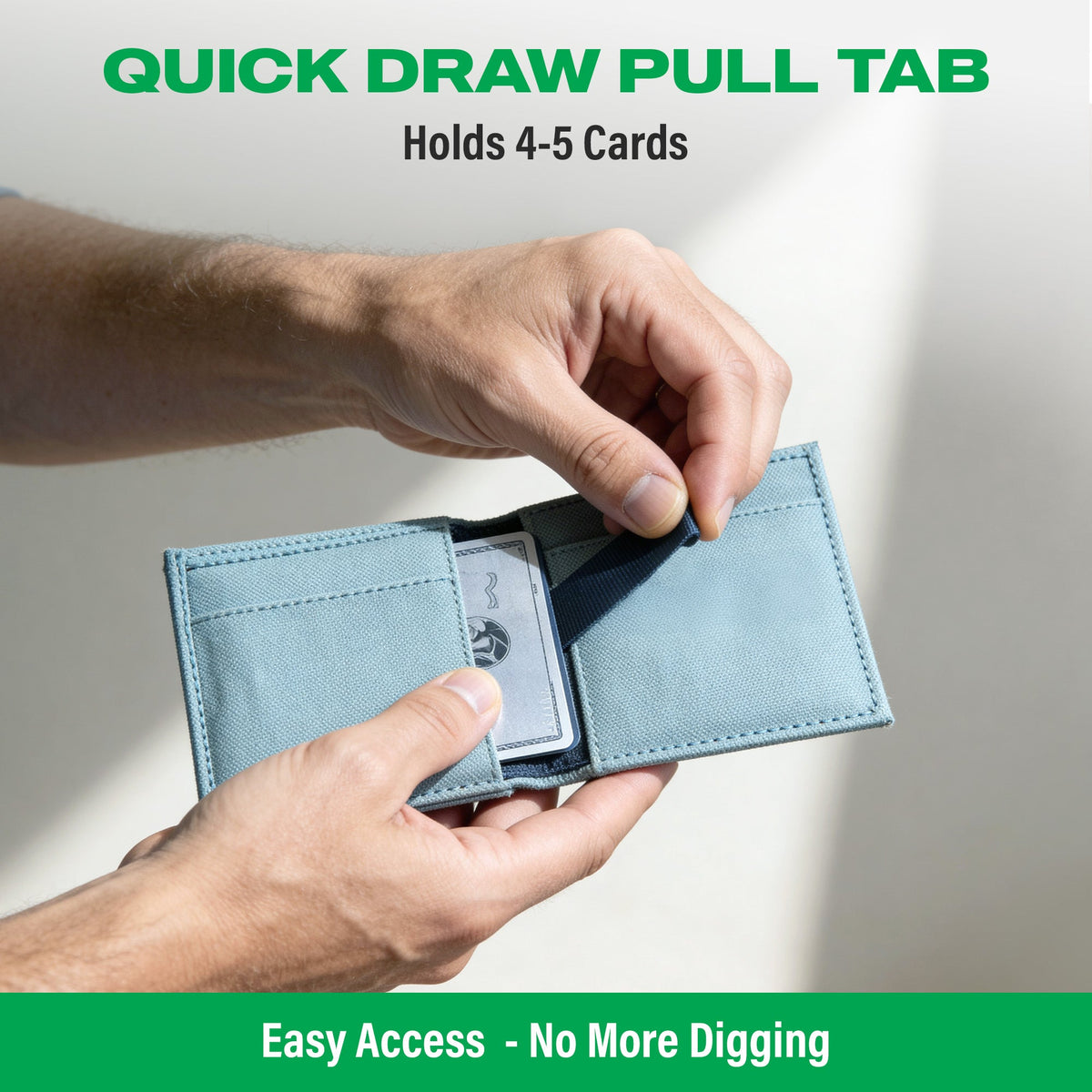 Eco Bifold Cash Wallet with Magnetic Closure