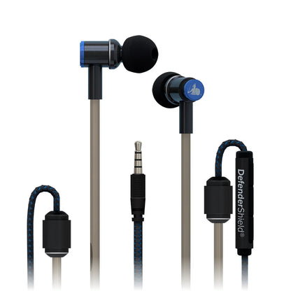 Air-Tube Wired Earbuds with Inline Mic