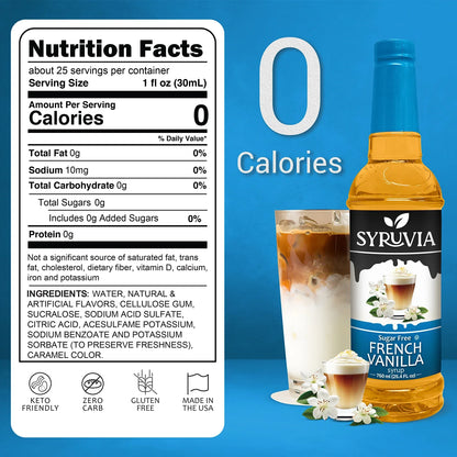 Sugar-Free French Vanilla Syrup