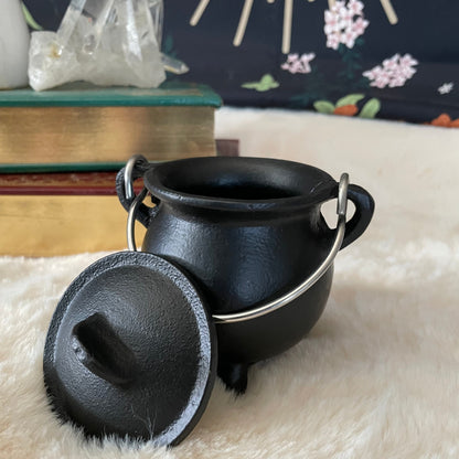 Cast Iron Cauldron with Lid