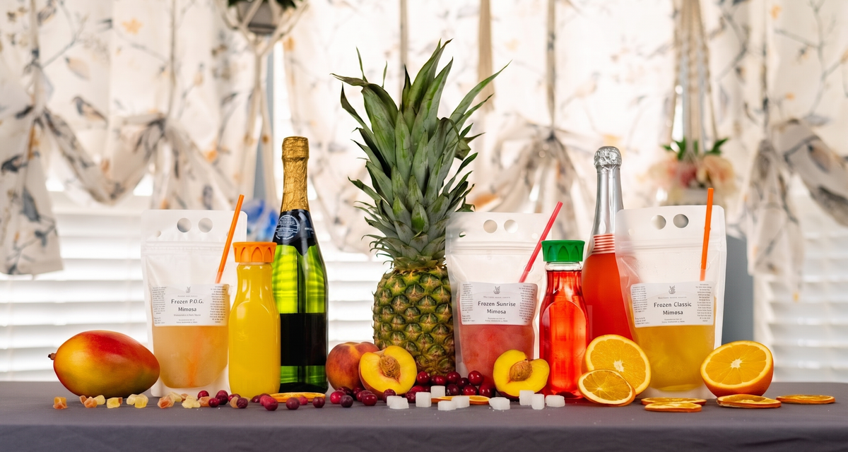 Frozen Mimosa Slushie Pouches – Brunch & Pool Mimosa Mix