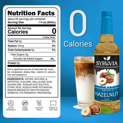 Sugar-Free Hazelnut Syrup