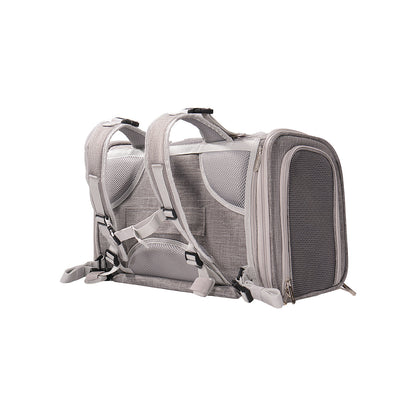 Mr. Peanut's Monterey Series Airline Compliant Horizontal Backpack Pet Carrier