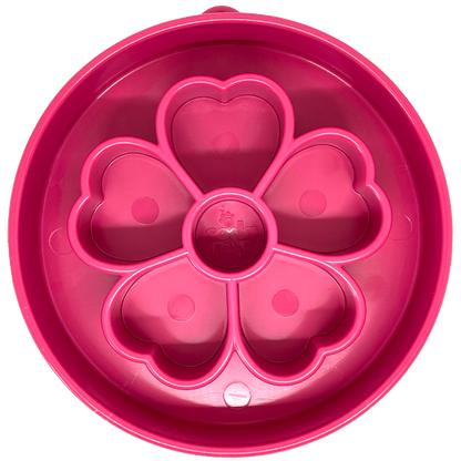 Flower eBowl Deep Slow Feeder Dog Bowl for Enrichment | USA Made