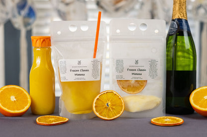 Frozen Mimosa Slushie Pouches – Brunch & Pool Mimosa Mix