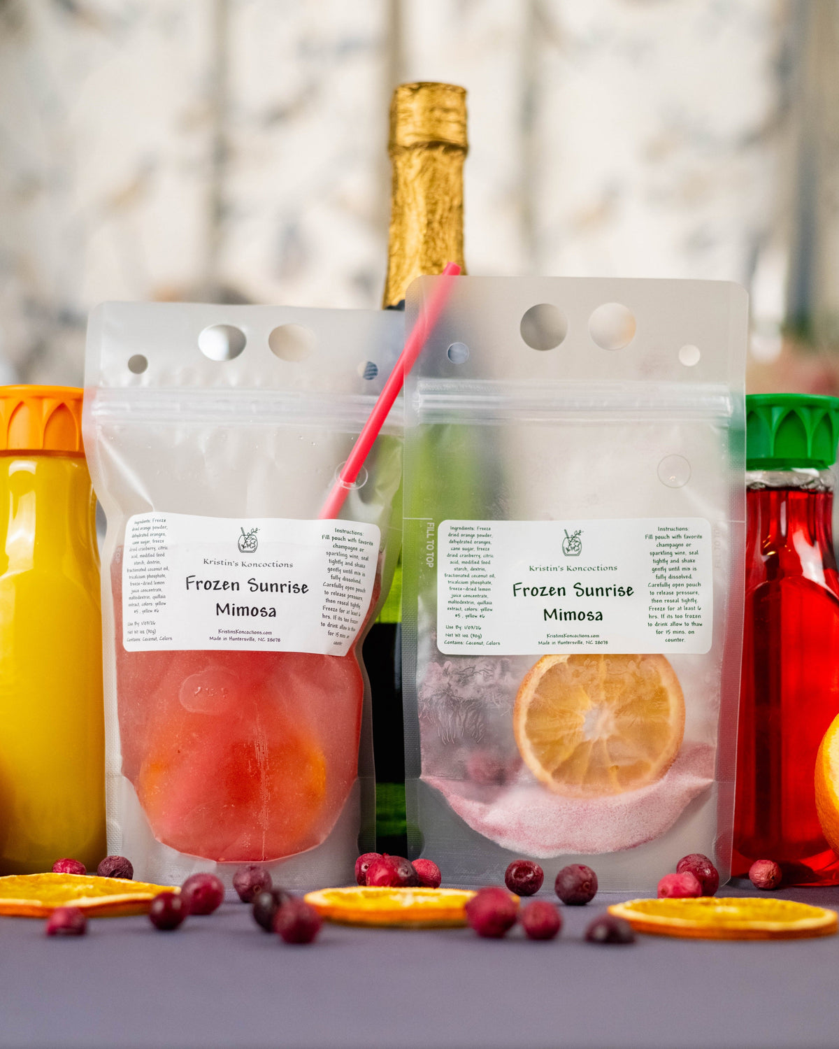 Frozen Mimosa Slushie Pouches – Brunch & Pool Mimosa Mix