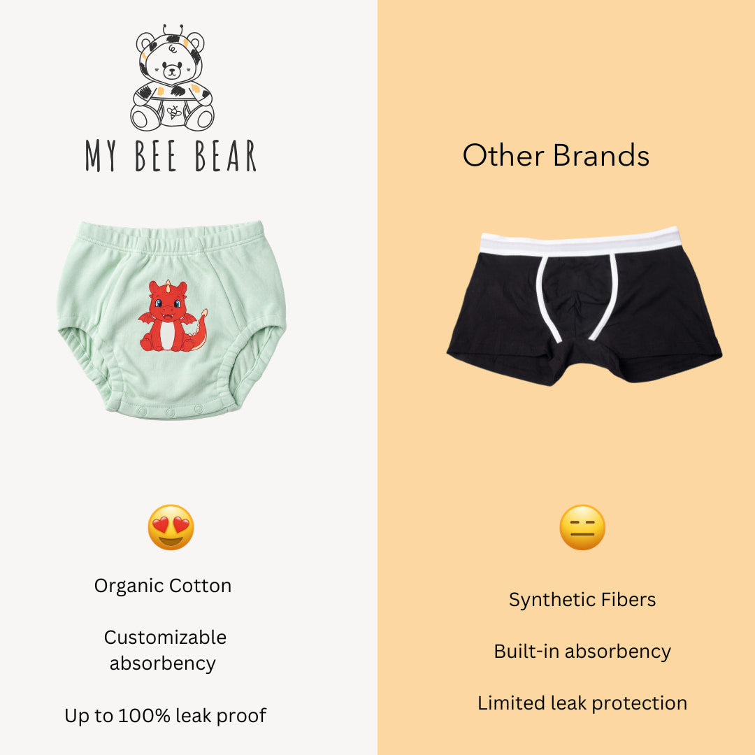 Day & Night Organic Potty Training Underwear