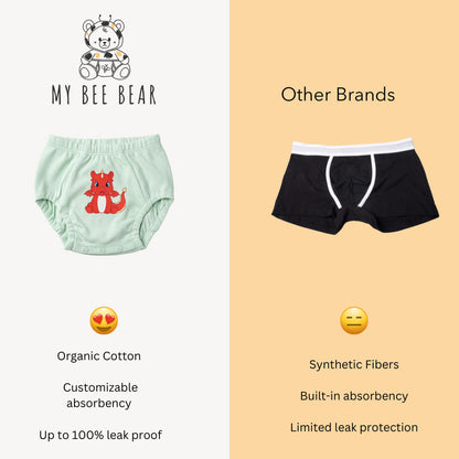 Day & Night Organic Potty Training Underwear