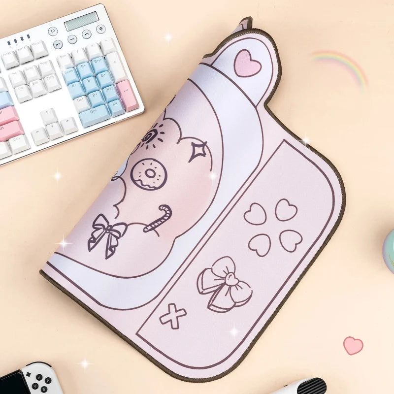 Kawaii Bunnies at High Tea Desk Pad XL