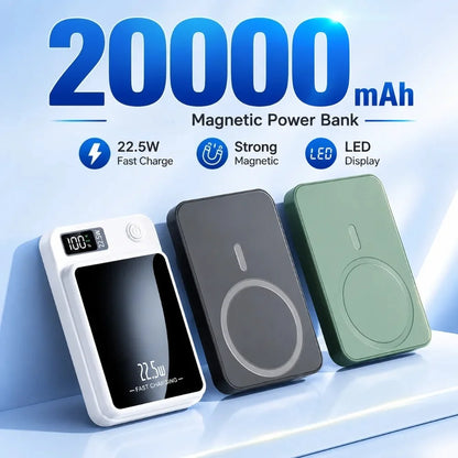 20000mAh Fast-Charge Portable Power Bank