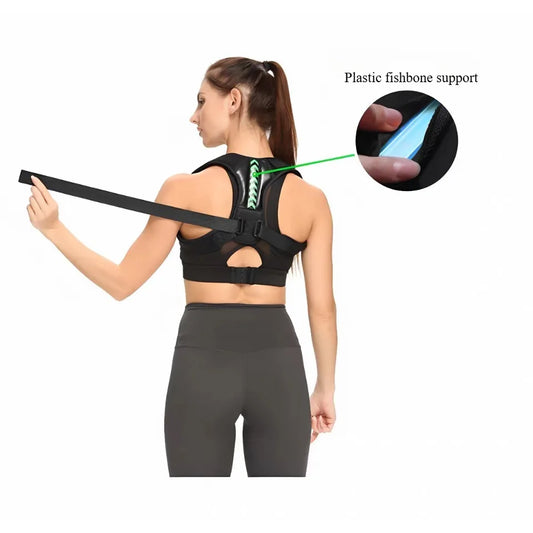 Adjustable Posture Corrector Back Brace — Unisex