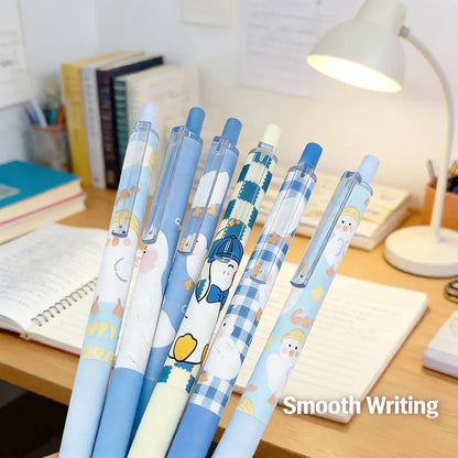 Kawaii Milord Aylesbury Ducky Pens 6PCS