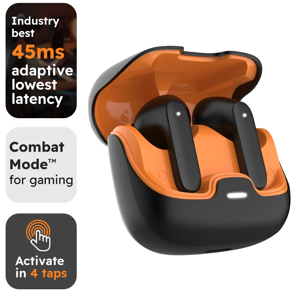 Wireless Bluetooth 5.4 Earbuds with Noise-Cancelling Microphones