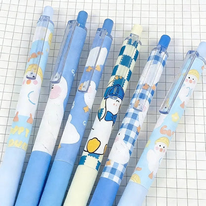 Kawaii Milord Aylesbury Ducky Pens 6PCS