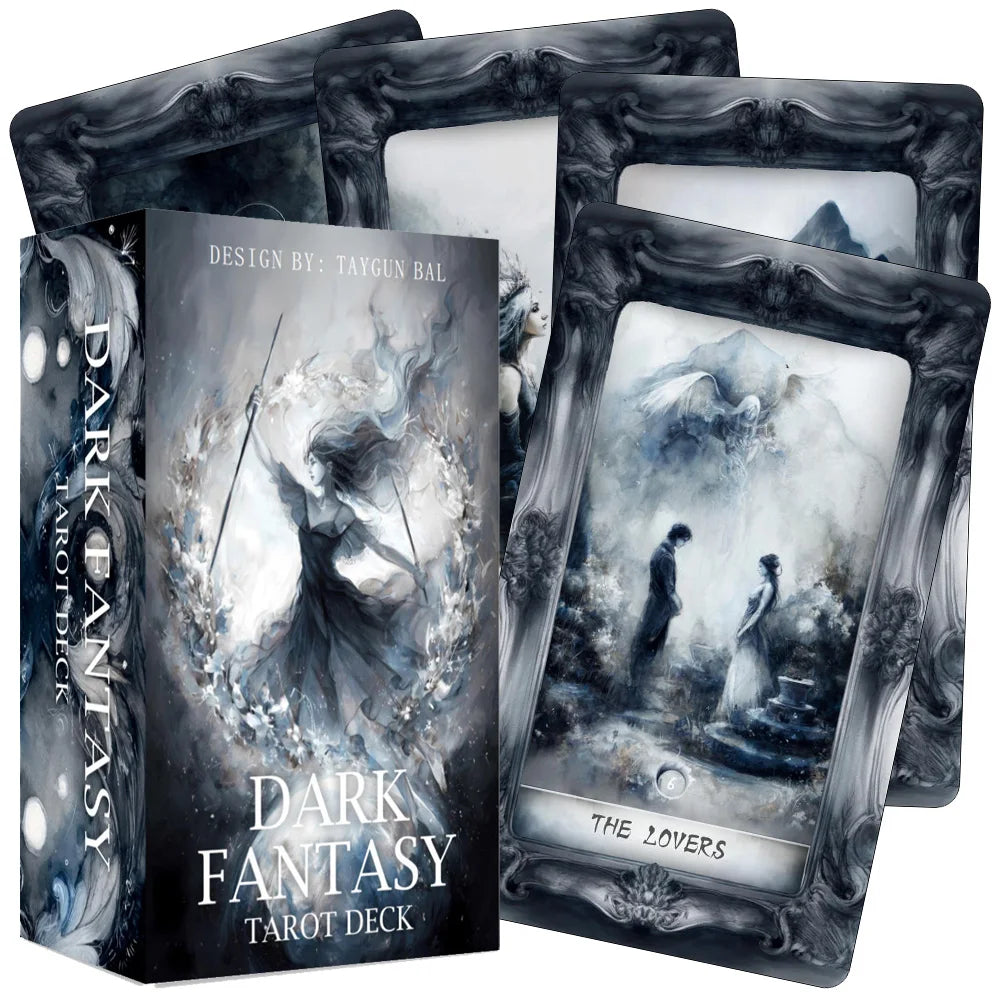 Dark Fantasy Gothic Tarot Deck — 78 Cards with Guidebook
