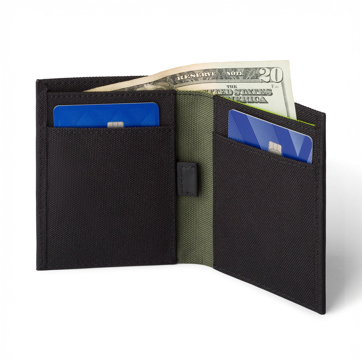 Eco Bifold Cash Wallet with Magnetic Closure