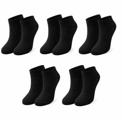 tittimitti® Kids’ 98% Organic Cotton Ankle Socks 5-Pack – Ages 1–12