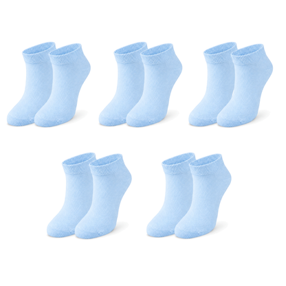 tittimitti® Kids’ 98% Organic Cotton Ankle Socks 5-Pack – Ages 1–12
