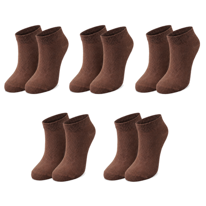 tittimitti® Kids’ 98% Organic Cotton Ankle Socks 5-Pack – Ages 1–12