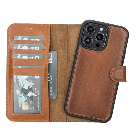 Casper iPhone 12 Series Detachable Leather Wallet Case