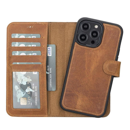 Casper iPhone 12 Series Detachable Leather Wallet Case