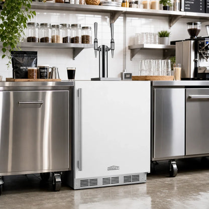 Summit Appliance 24-Inch Wide ADA-Compliant Nitro-Infused Coffee Kegerator with Dual Towers