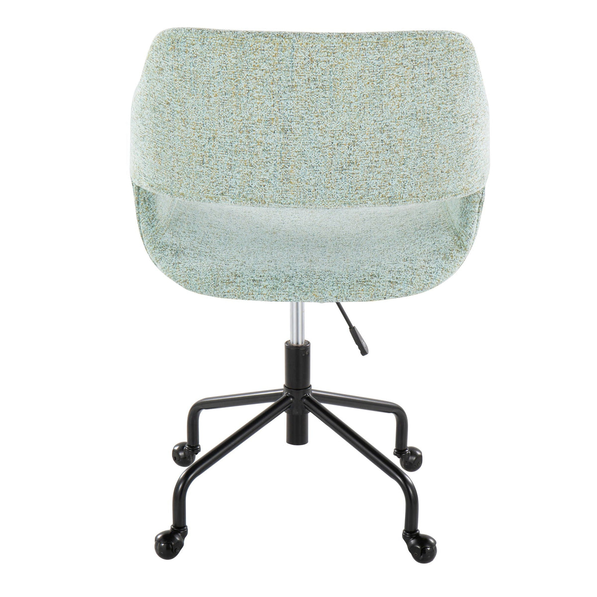 Contemporary Adjustable Office Chair with Cushioned Seat - Multiple Colors