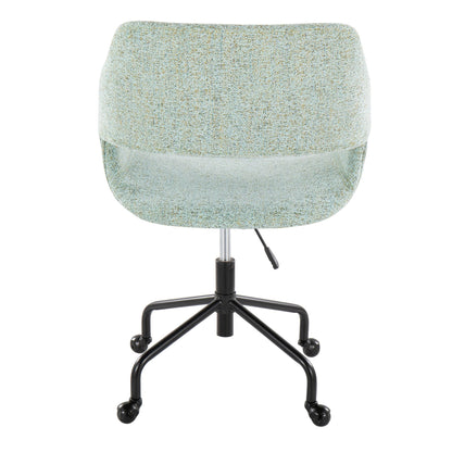 Contemporary Adjustable Office Chair with Cushioned Seat - Multiple Colors