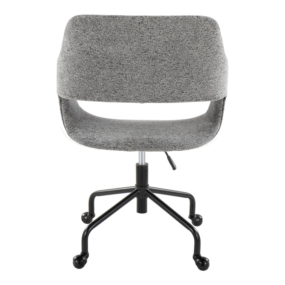 Contemporary Adjustable Office Chair with Cushioned Seat - Multiple Colors